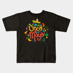 Cinco De Mayo Mexican T Shirts Funny Saying Casual Kids T-Shirt